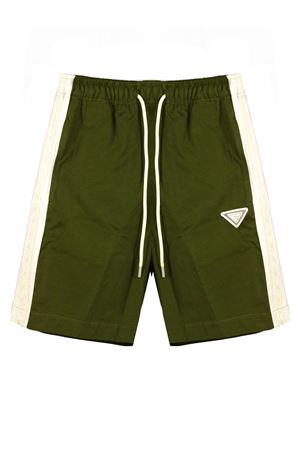 Bermuda in cotone verde YES LONDON | XS4221VERDE